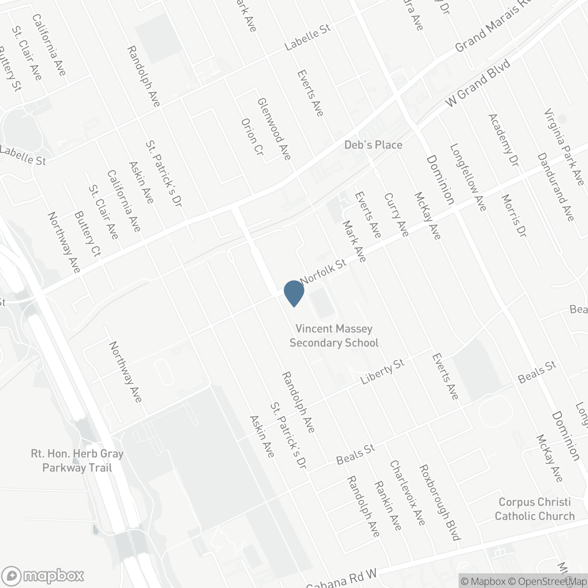 1905 NORFOLK STREET, Windsor, Ontario N9E 1H6